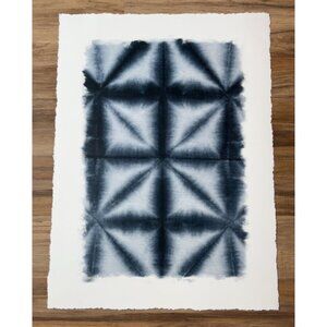 Pottery Barn Indigo Textile Print (not‎ framed)